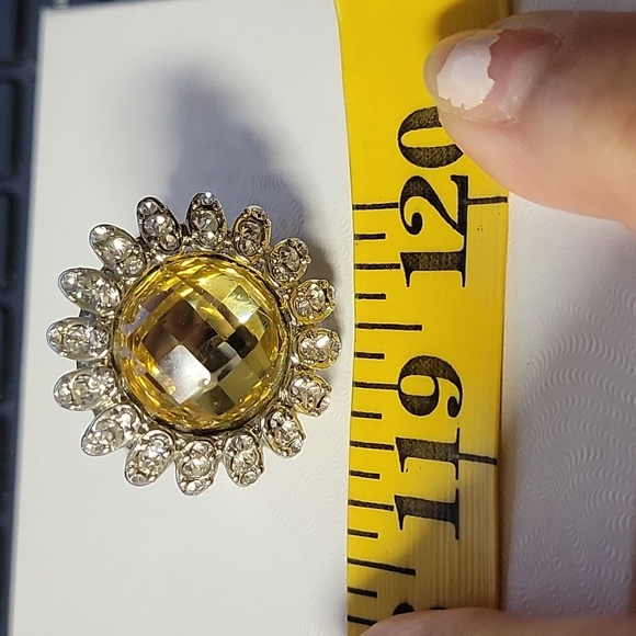 Simply Vera Vera Wang Adjustable Flower Statement Ring - Picture 10 of 11